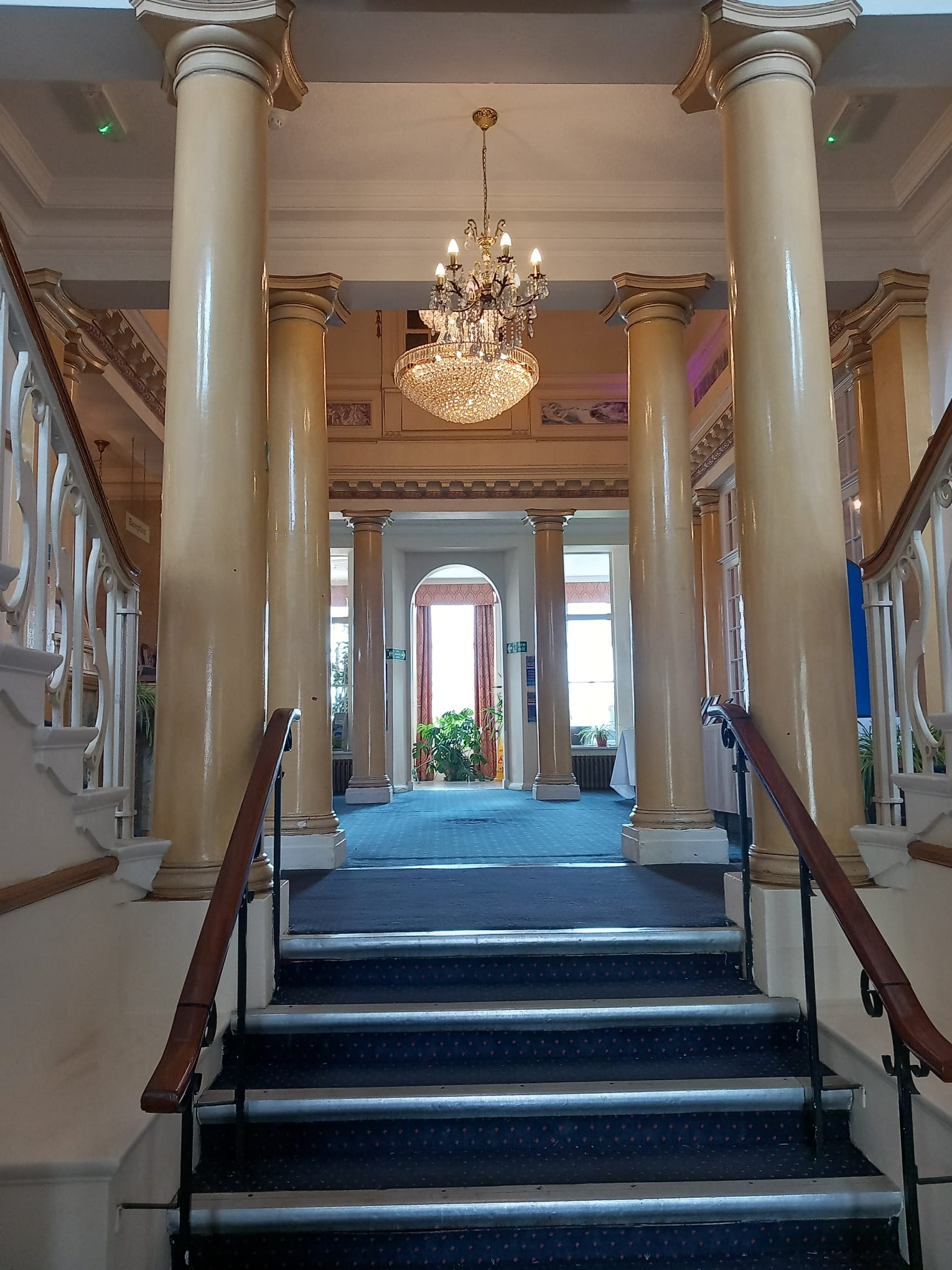 Reception foyer at The Royal Hotel, Skegness