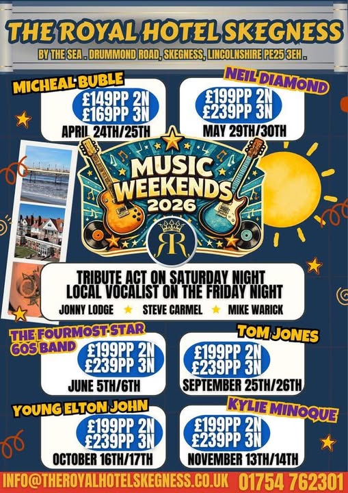 Music Weekends 2026 - full year overview