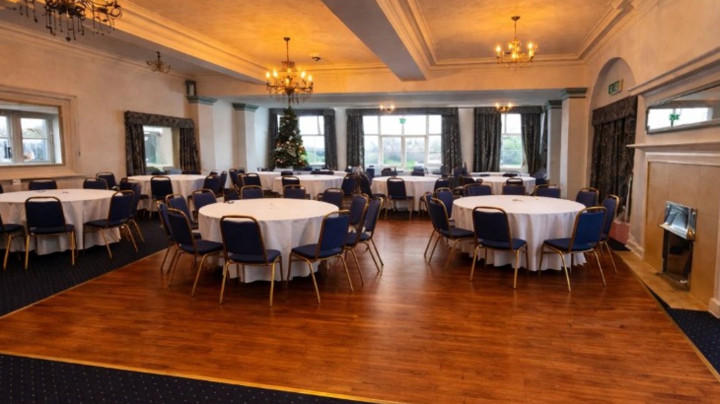The Royal Garden Suite set for an event