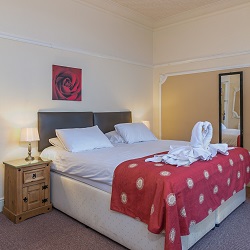 Deluxe Double Seaview from the bed corner